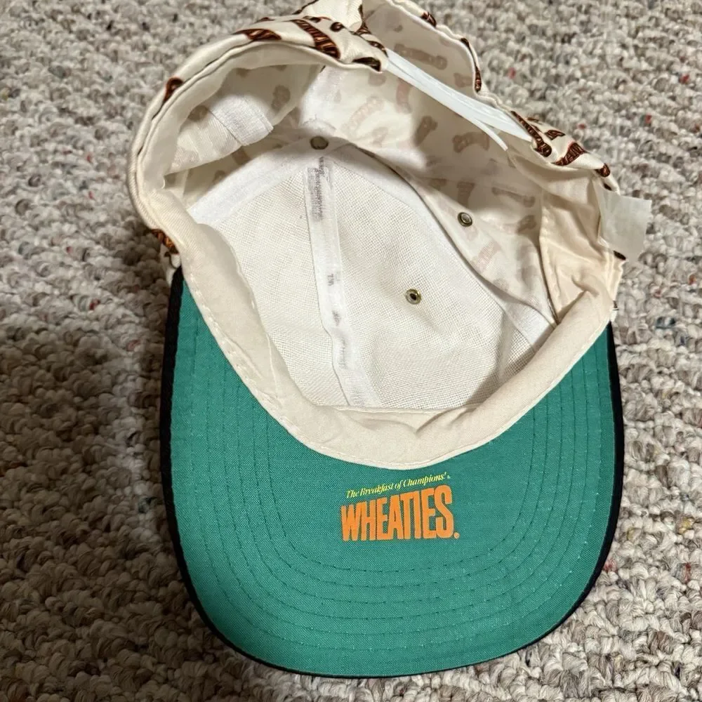 Vintage Wheaties x San Francisco Giants Baseball Hat Rare MLB Cap RARE